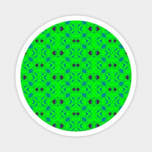 Bright Alien Patten Magnet